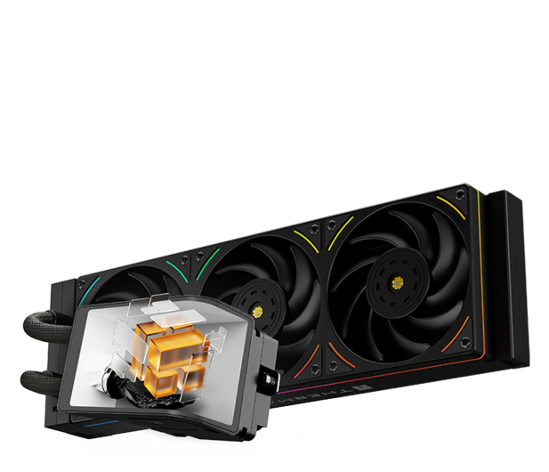 Thermalright Wonder Vision 360 UB Argb Black 3x120mm - 1483704 - zdjęcie 2